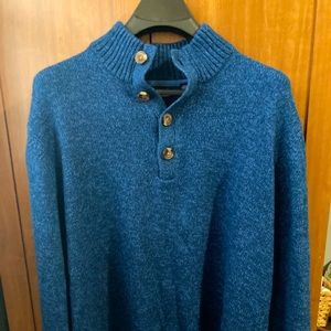 IZOD Premium Essentials Button Long Sleeve Sweater